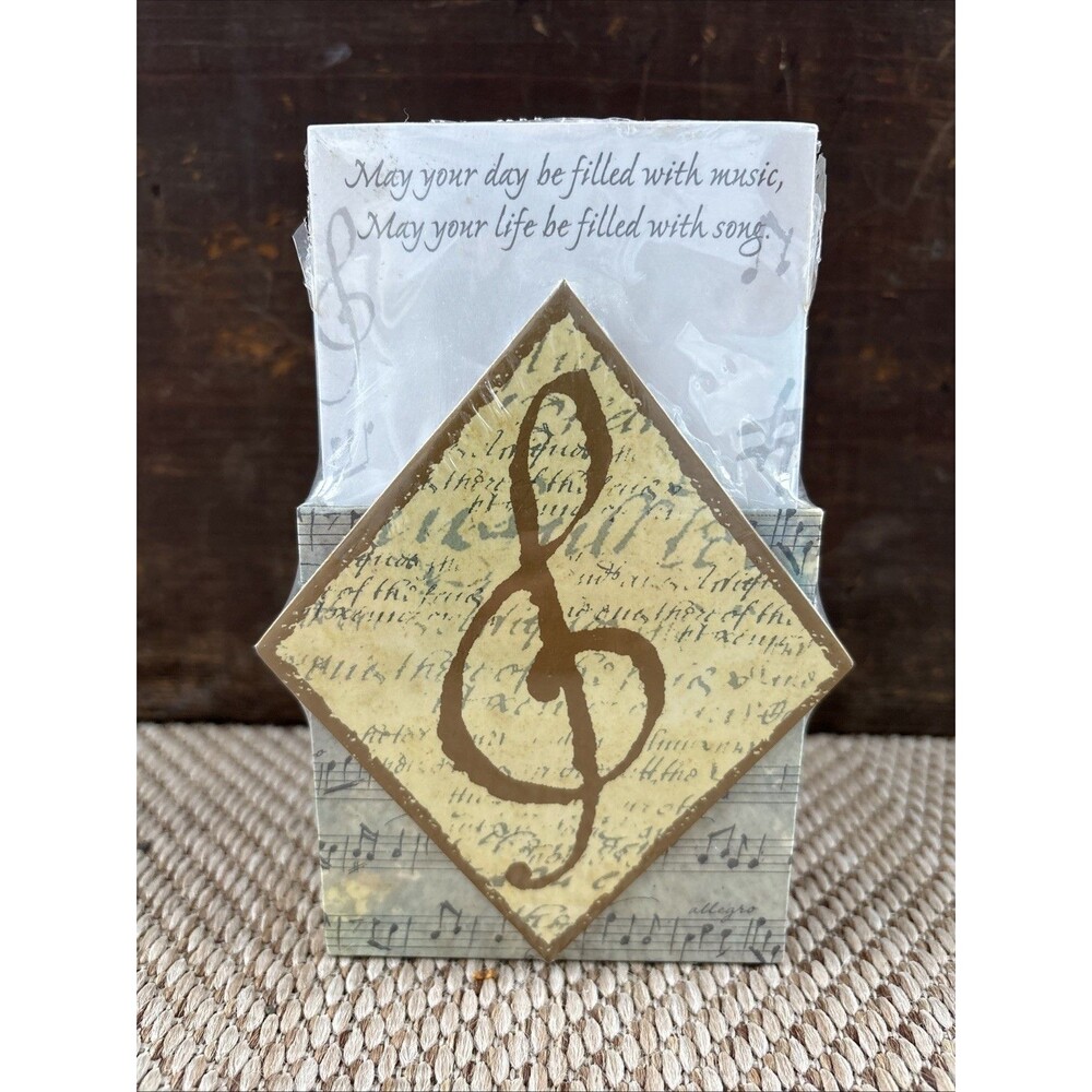 NEW Hallmark Note Pad Musical Theme "May your day‎ be filled with Music"